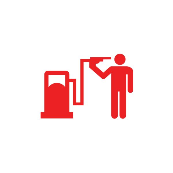 Stick Figure Gas Sticker – Retrobay