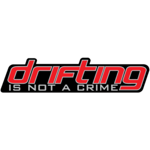 Drifting Is Not A Crime Sticker-0