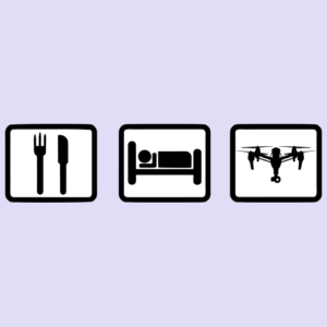 Eat Sleep Inspire DJI Drone Sticker-0