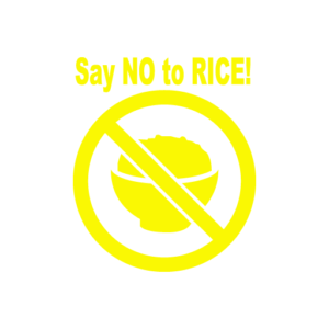 JDM Say No To Rice Sticker-0