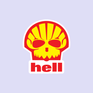 Skull Hell Sticker-0