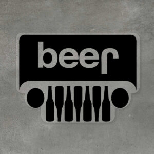 Jeep Beer Sticker
