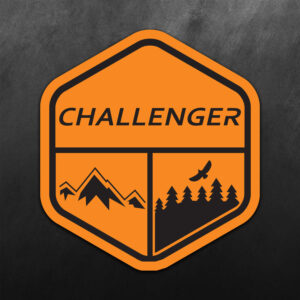 Mountain Adventure Sticker for Challenger