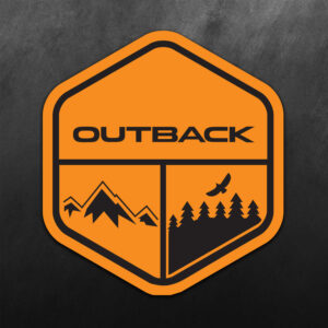 Mountain Adventure Sticker for Outback