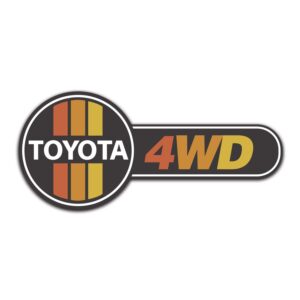Toyota 4WD Sticker for Toyota