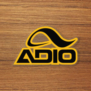 ADIO Logo Vinyl Decal Sticker – Waterproof & Durable