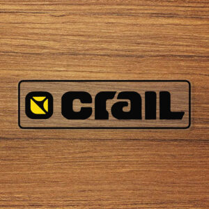 Crail Skateboard Trucks Logo Vinyl Decal Sticker – Waterproof & UV Resistant