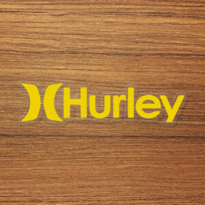 Hurley Skateboard Logo Vinyl Decal Sticker – Waterproof & Durable