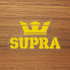 Supra Logo Vinyl Decal Sticker – Waterproof & Durable