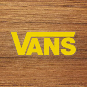 Vans Logo Vinyl Decal Sticker – Waterproof & Durable