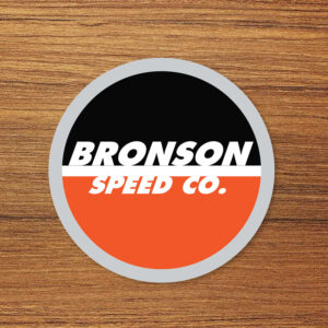 Bronson Speed Co Skateboard Logo Vinyl Decal Sticker – Waterproof & UV Resistant
