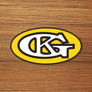 Grind King Skateboard Logo Vinyl Decal Sticker – Waterproof & UV Resistant