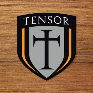 Tensor Skateboard Logo Vinyl Decal Sticker – Waterproof & UV Resistant