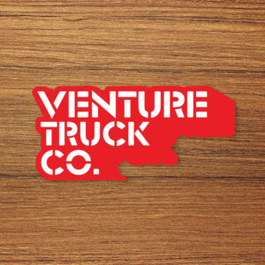 Venture Truck Co Skateboard Logo Vinyl Decal Sticker – Waterproof & UV Resistant